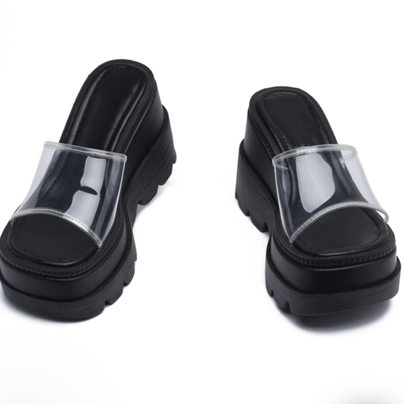 90'back COMBAT SANDALS💗BLACK COLOR ONLY💗 - Picture 8 of 10